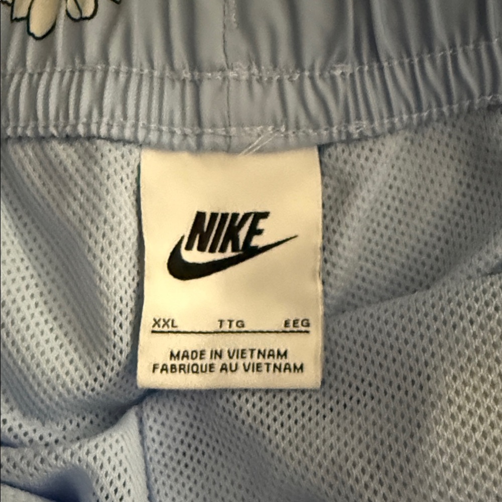 Nike Sky Blue Mesh Shorts - Picture 2 of 3
